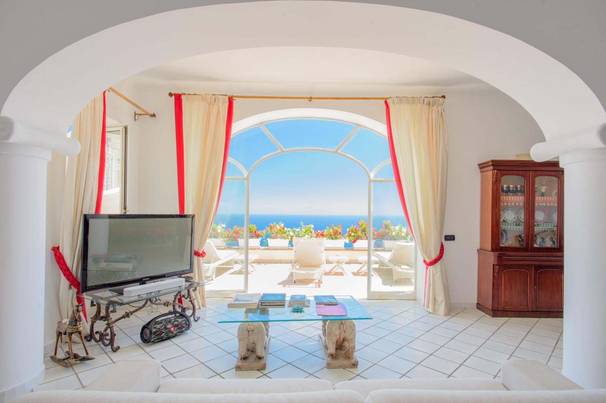 Villa Cristina -no Steps-amalfi Coast Views -hot Tube Praiano